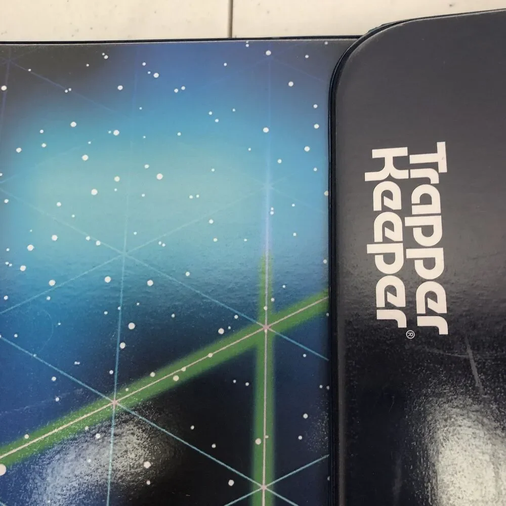 Trapper Keeper Binder OUTER SPACE Retro Geometric Portfolio Collection